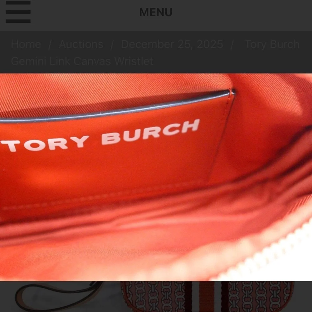 Tory Burch elegant wristlet
